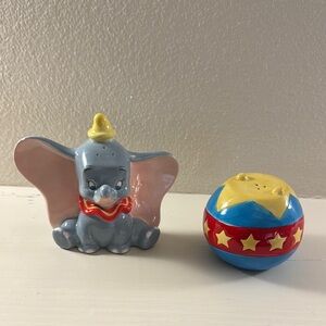Disney Dumbo Ceramic Art Gray and Yellow